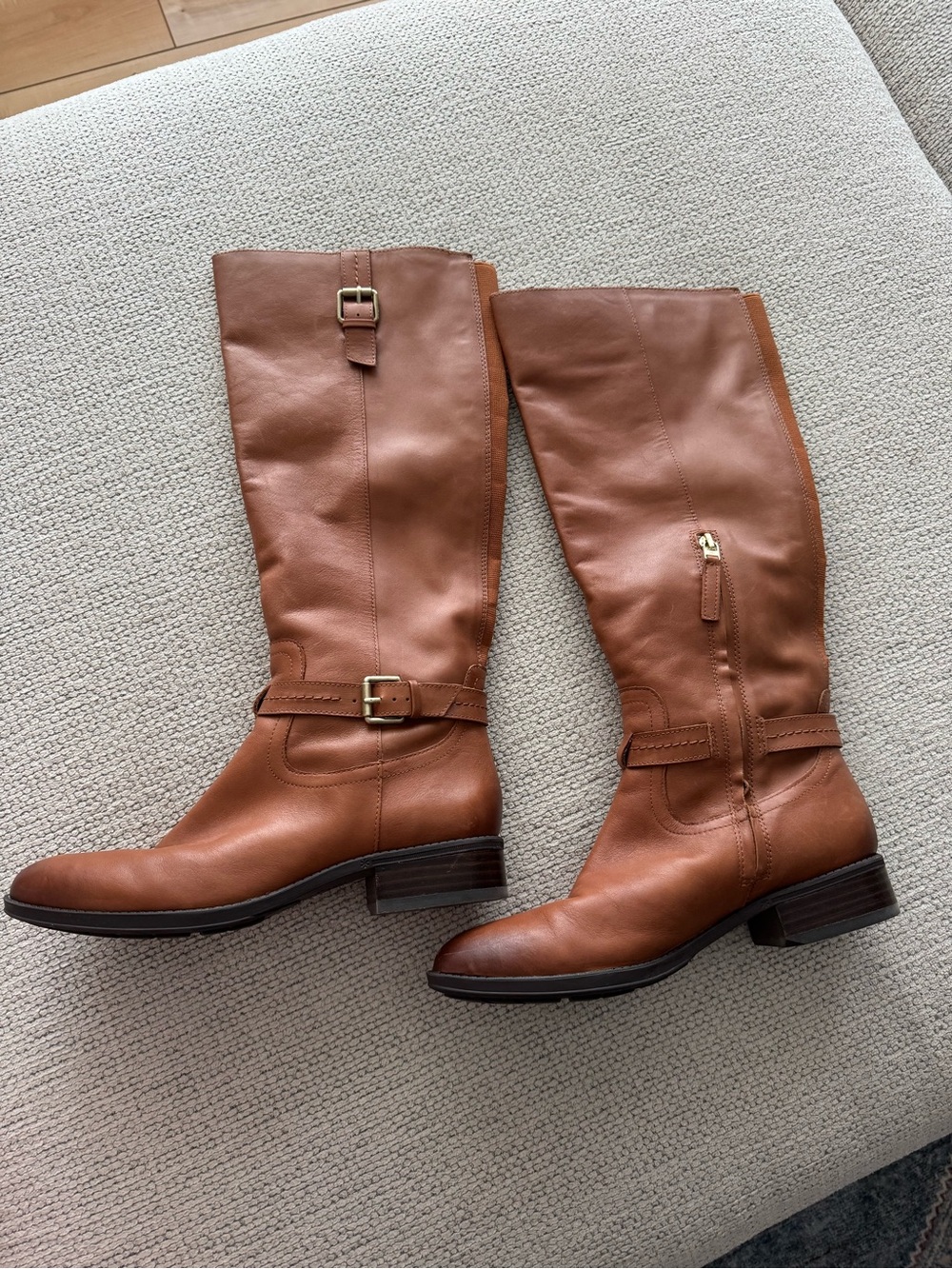 Boots in Cognac